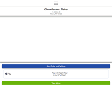 Tablet Screenshot of chinagardenplains.com